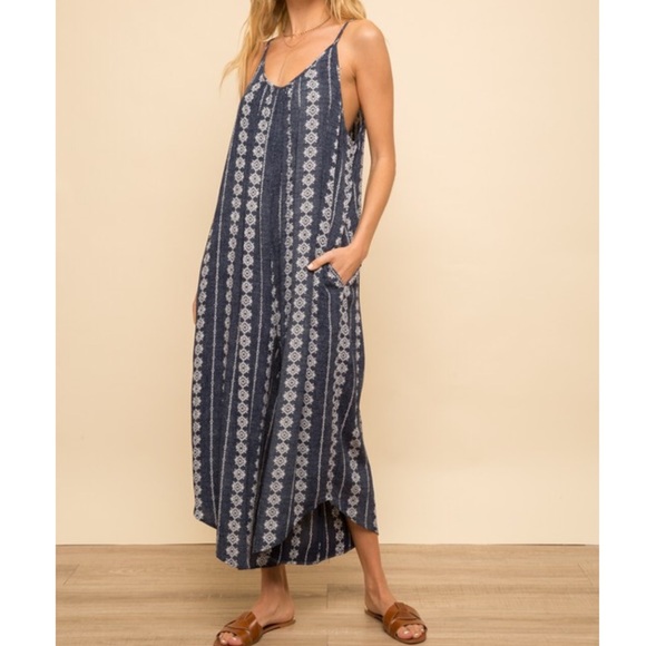 Emily~Wide Leg Jumpsuit - Picture 2 of 6